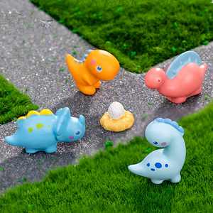Miniaturas de Dinosaurios de Resina para Decoración de Paisajes, Adornos de Animales Pequeños y Lindos, Accesorios para Manualidades - Product Image 4