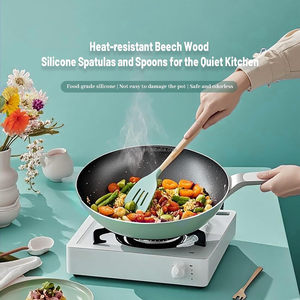 Chịu nhiệt đồ dùng nhà bếp <span class=keywords><strong>Silicone</strong></span> nấu ăn đồ dùng thiết lập không dính <span class=keywords><strong>Silicone</strong></span> nấu ăn công cụ - Product Image 6