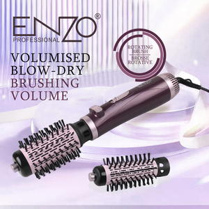 ENZO EN-747 soins personnels une étape ventilateur sèche <span class=keywords><strong>brosse</strong></span> rotatif rond peigne volumateur Air chaud bigoudi et <span class=keywords><strong>brosse</strong></span> lisseur - Product Image 4