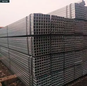 High Quality Galvanized Steel Pipe Square Rectangular Tube Good Price For Welded Iron Pipes