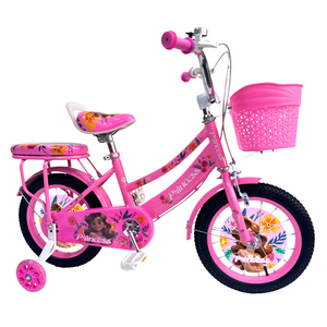 Vélo enfant MTBGO 16 pouces, 7 <span class=keywords><strong>ans</strong></span>, une vitesse, rose, <span class=keywords><strong>2</strong></span> roues, fourche en acier, mini vélo avec panier, vélo pour <span class=keywords><strong>fille</strong></span> - Product Image 3