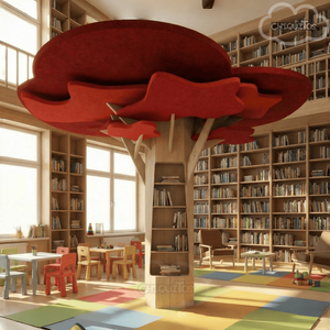 Rak Buku Kayu Chiquitos untuk Kamar Anak, Sudut Membaca, Rak Penyimpanan, Perabot Rumah Tangga, Tersedia OEM/ODM - Product Image 4