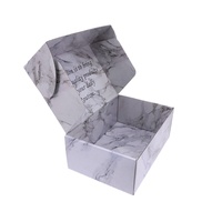Boîte d'expédition en carton ondulé kraft recyclable haut de gamme avec logo personnalisé pour l'emballage de marque