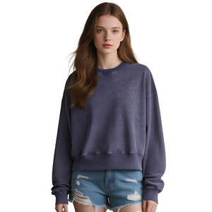 Sudadera con Capucha Personalizada de 400g, de Algodón Ecológico, Estampada y Bordada, Formal, Lavada, para Otoño/Invierno - Product Image 2