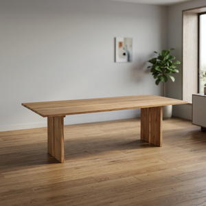 Mesa de Comedor Rectangular de Madera Moderna, Diseño Minimalista, Muebles Estables para el Hogar - Product Image 3