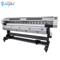 1,8 m 6 pies Mejor calificación 4 colores Eco Solvente Impresora de gran formato XP600 Cabezal de impresión Inyección de tinta de impresión