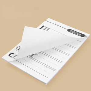 Cahier d'exercices A4 à couverture rigide avec reliure cousue, design <span class=keywords><strong>créatif</strong></span> en lettres Fraktur, pour la pratique de WordArt à l'école - Product Image 3