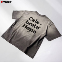 100% coton été Gym surdimensionné poids lourd unisexe court col rond plaine épaules tombantes personnalisé brodé Logo hommes T-Shirts