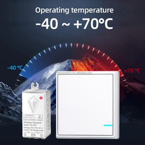 Interruttore della luce del telecomando Wireless RF433hmz interruttore elettrico automatico a palo singolo per illuminazione a 1 banda in casa - Product Image 4