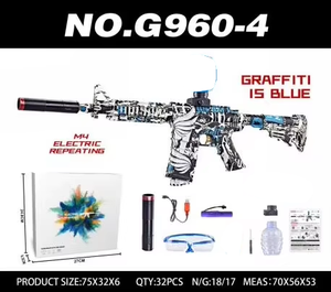 Pistola de Juguete <span class=keywords><strong>M4</strong></span> de Alta Calidad, Pistola Eléctrica de Salpicaduras G960 con Balas, Pistolas de Juguete para Actividades al Aire Libre - Product Image 2