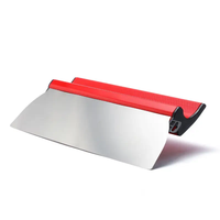 Vente chaude 60cm rouge grattoir mural industriel et bricolage en acier inoxydable mastic plâtrage couteau pour la décoration de la maison