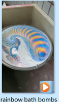 Bombes de bain arc-en-ciel bio faites à la main avec beurre de karité et huiles essentielles naturelles, jouet de relaxation spa pour enfants, 150g, rondes