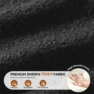 Fauteuil pivotant à 360 degrés en tissu Sherpa avec pieds en métal, fauteuil moderne pour salon, chambre à coucher, salle de séjour - Product Image 3