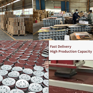 サンディングディスク自己粘着サンドペーパー6インチイエローフロッキングラウンドサンディングディスク自動車研削用 - Product Image 6