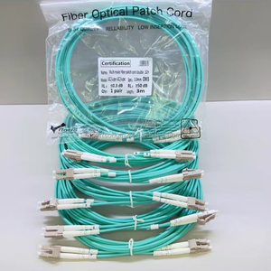 Factory Direct 3M LC to LC OM3 Multimode Duplex Fiber Patch Cord 50 125 Aqua LSZH Fiber Optic <b>Cable</b> for 10G Data Center Network - Product Image 3