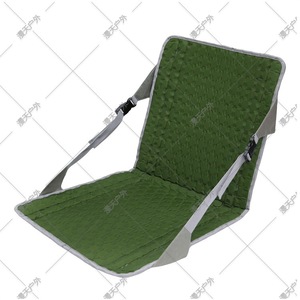 EVA Hollow Folding Seat <b>Cushion</b> Green <b>Rectangular</b> Portable Outdoor Camping Stadium Use - Product Image 2