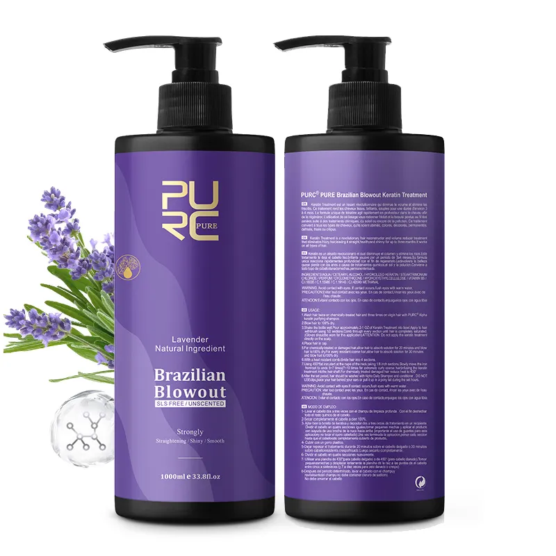 Keratin tóc điều trị 1000ml Profesional Hữu Cơ Keratin tóc thẳng 12% tinh khiết Brazil keratin làm mịn keratina