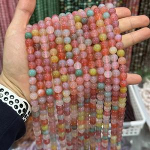 Natural Yanyuan Agate Beads Mixed Candy <strong>Colors</strong> Polished Round Beads Wholesale Jewelry Factory Raw Materials in Stock.<strong>color</strong>:#1 - Product Image 6