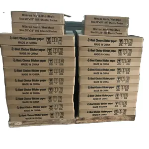 Gương Mặt Bóng Đúc Tráng Sticker Giấy 20X30 Inch Mỗi Thùng Carton