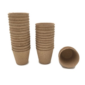 <strong>Biodegradable</strong> Seed Starter Kits Tray Garden Compostable Organic Flower <strong>Pot</strong> Paper Seedling Nursery Peat <strong>Pots</strong> With <strong>Plant</strong> Labels - Product Image 2