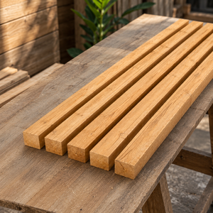 Tabla de madera resistente con textura natural y rendimiento duradero, ideal para aplicaciones residenciales, comerciales e industriales. - Product Image 1