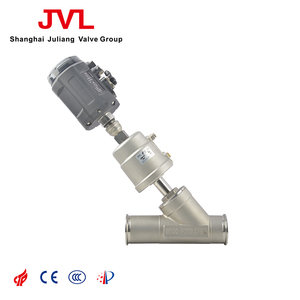 J3 Pneumatisches Winkels itz ventil mit Gewinde luft steuerung - Product Image 1