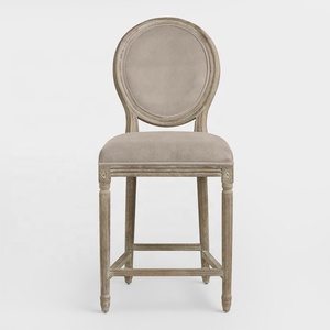 Vintage antique industriel dos rond <span class=keywords><strong>louis</strong></span> style en bois tabourets <span class=keywords><strong>de</strong></span> <span class=keywords><strong>bar</strong></span> tabourets <span class=keywords><strong>de</strong></span> comptoir - Product Image 2