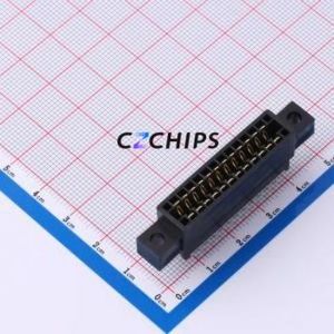 ED24MEBGFBK Gold Finger Connector Through hole Component (THT),P=2.54mm Connector EDGE SLOT 2.54mm 24P Through Hole - Product Image 1