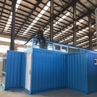 Chine structure en acier maisons préfabriquées de conteneur extensible de villa préfabriquée de maisons mobiles villa de luxe à faible coût