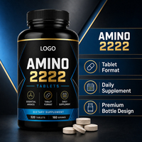 Les comprimés Amino 2222 sont riches en concentré de protéines de lactosérum et en isolat de protéines de soja, ce qui soutient l'énergie et l'endurance pendant l'exercice.