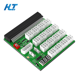 Delta // Liteon/Fujitsu máy chủ PSU Breakout Board 16 * PCI-E 6Pin adapter điện áp hiển thị đa PSU Sync đa-gpu mở rộng máy tính xách tay - Product Image 1