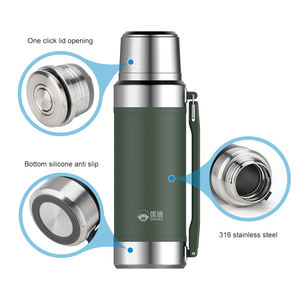 2000ML Grote Capaciteit Dubbelwandige RVS Vacuüm Geïsoleerde Camping Thermosfles - Product Image 5