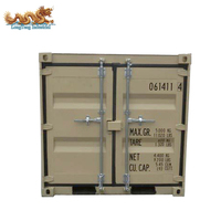 Conteneurs de transport de marchandises sèches générales en acier corten portables de 6 pieds (1,8 m) Mini 6 pieds (1,8 m) Petit cube à vendre
