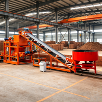 Machine à fabriquer des blocs de béton emboîtables QTJ4-26, machine à fabriquer des briques, prix au Népal