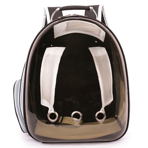 Mochila Transparente Tipo Cápsula Espacial para Mascotas, con Apertura Lateral, para Perros y Gatos, Transpirable y Portátil - Product Image 5