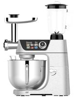 Batteur sur socle planétaire robuste 8L 1800W, tête inclinable, en aluminium moulé sous pression, 12 vitesses, grand écran tactile couleur, mélangeur de cuisine OEM