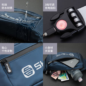 फैनी पैक फैशन वाटरप्रूफ कमर पैक के साथ फैनी पैक फैशन वाटरप्रूफ कमर बैग खेल थैली - Product Image 4