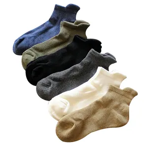 Handtuch unten Männer Junge Sport Socken für Männer Custom Mit Logo Strumpfwaren Knöchel Crew Sport Baumwolle Socken