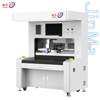 Máquina Dispensadora Visual de 3 Ejes de Alta Velocidad Totalmente Automática con Bomba de Motor y Control PLC, Dispensador de Pegamento CCD para Caja de Cambios de PCB y Motor