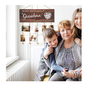 Cadeaux pour grand-mère, porte-<span class=keywords><strong>photo</strong></span> Nana, cadeaux pour maman, cadeaux pour la fête des mères, cadeaux de grossesse, cadre <span class=keywords><strong>photo</strong></span> à suspendre pour petits-enfants, meilleur cadeau pour grand-mère - Product Image 4