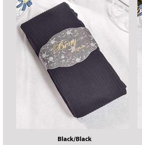 Autunno inverno stile giapponese Leggings piedi da <span class=keywords><strong>donna</strong></span> 12-04 Base calze Casual dimagranti <span class=keywords><strong>collant</strong></span> con maglia di cotone <span class=keywords><strong>a</strong></span> <span class=keywords><strong>righe</strong></span> verticali - Product Image 6