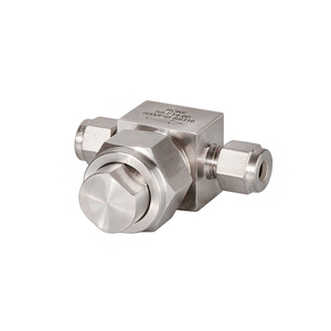 Raccords de tuyauterie en acier inoxydable de <span class=keywords><strong>type</strong></span> T forgé à <span class=keywords><strong>double</strong></span> ferrule de 1/4 pouce, 15 microns, particules frittées ROKE - Product Image 2