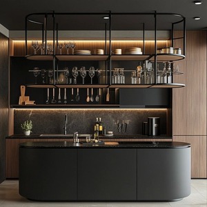 Nuovo Design di Lusso, Set Completo di Mobili da <span class=keywords><strong>Cucina</strong></span> Modulari Ecologici e Ignifughi, Design Moderno per <span class=keywords><strong>Cucina</strong></span>, Nuova Collezione - Product Image 3
