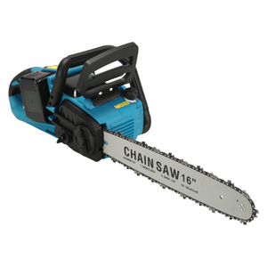 Cưa xích điện có thể sạc lại 16 inch động cơ không chổi than 1500W tự làm công nghiệp cầm tay pin lithium lớn khai thác gỗ cắt cây - Product Image 1