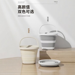 Cubo de Agua Plegable de 10L, Multiusos, para el Hogar, Viajes y Uso en Exteriores - Product Image 3