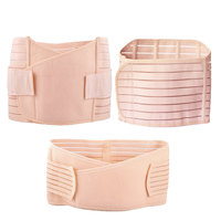 Ceinture de soutien abdominale post-partum 3-en-1 ajustable en Spandex et Nylon pour femmes, idéale pour la récupération post-chirurgicale – Meilleure vente