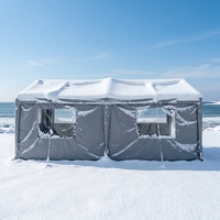 Abri de voiture moderne multifonctionnel à structure composite, imperméable et résistant aux UV, pour garage et camping