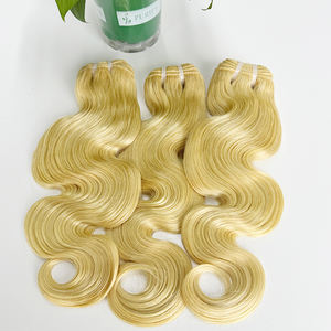 Lots de Cheveux Humains Vierges Blond Platine 613 Ondulés, Doux et Soyeux, Qualité Supérieure, Sans Perte de Cheveux - Product Image 2