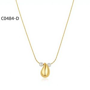 Collar de Moda con Perlas C0484 para Mujer, Joyería de Alta Calidad - Product Image 2