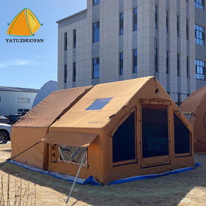 Carpa Inflable para Acampar al Aire Libre de <span class=keywords><strong>9</strong></span> + <span class=keywords><strong>9</strong></span>.5 m², de Algodón/Tela Oxford, Impermeable, Resistente al Viento y Fácil de Instalar - Product Image 3